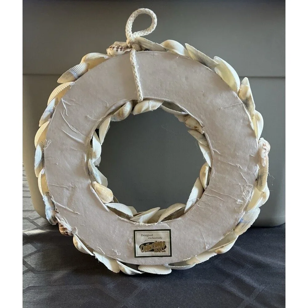 Beachcomber Sea Shell Wreath & Picture Frame Set
